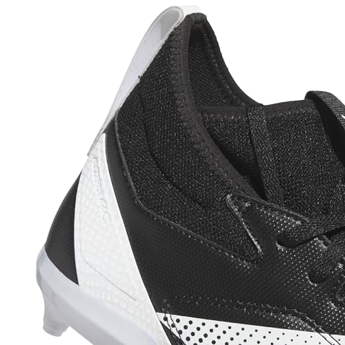 adidas Men's Adizero Impact.2 American Football Sneaker, Black/White/Black, 6.5