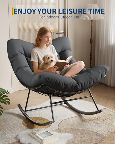 Sillón Plegable Tela Gris miniatura 4