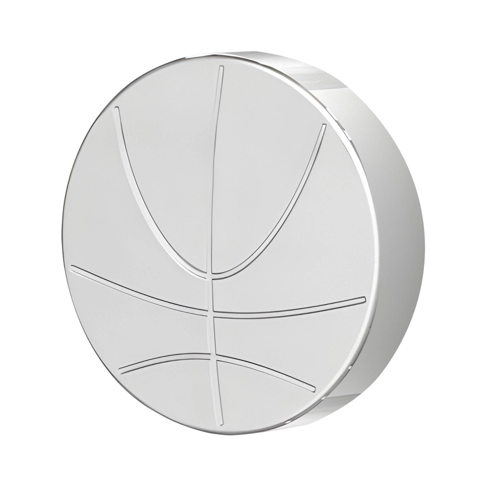 Shntig Cooling Disc Stainless Steel Round Ice Pack for Drinks and Food, 1 Pack for Home Cafe Restaurant Party Use Cooling Puck Cold Chilled Beverage Plate Ice Brick Kitchen Disc Picnic Food