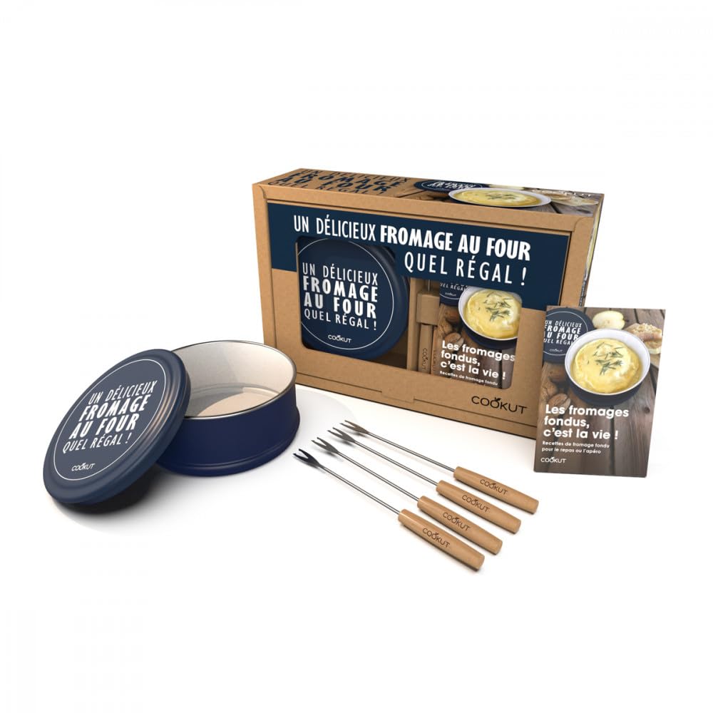 COOKUT - Coffret cuiseur fromage au four - Bleu