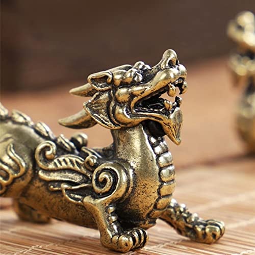Estatua Feng Shui Dragón PiXiu 2 Piezas miniatura 6