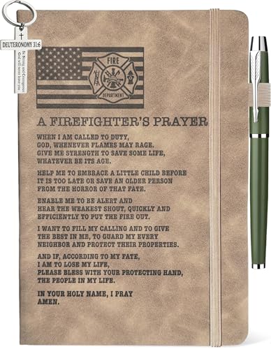 Pilot Gifts Men Women, Pilot Prayer Leather Journal 200 Pages Notebook A5 Lined with Pen and Keychain, Thoughtful Religious Gift for Aviation Airplane Future Pilot Birthday Graduation Christmas