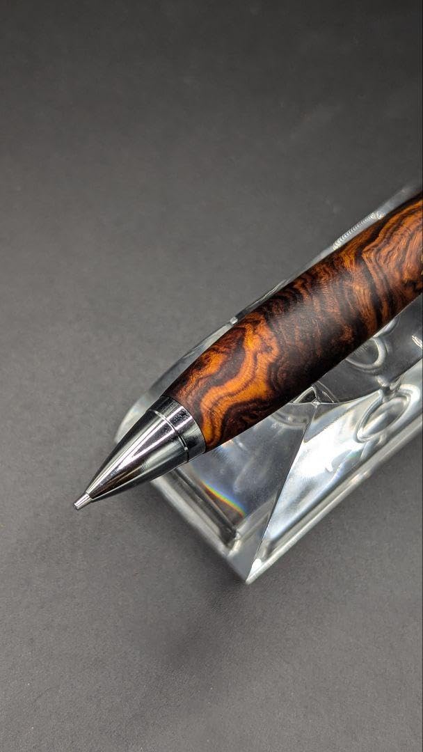 416ペン工房翌檜 極上 デザートアイアンウッド瘤杢 木軸シャーペン