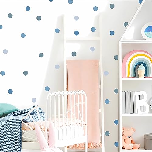 Vinilos decorativos lunares azul gris sacinora para pared miniatura 2