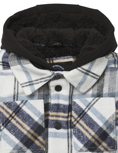 URBAN REPUBLIC Boys Wool Buffalo Plaid Shirt Jacket3
