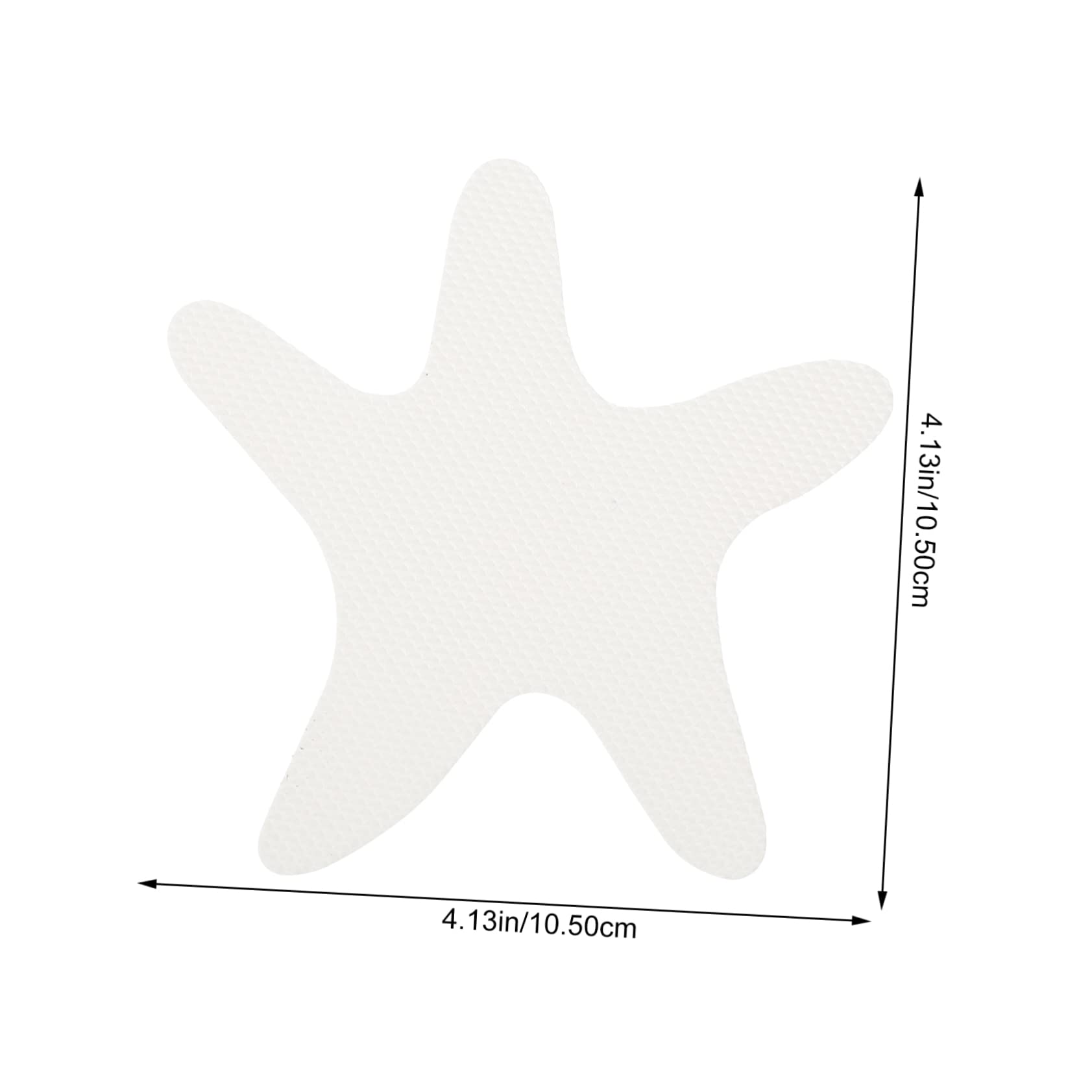 100piezas Pegatinas Antideslizantes para Bañera Autoadhesivas y Decorativas Peva para Baño y Ducha Diseño De Estrella De Mar Fácil Instalación