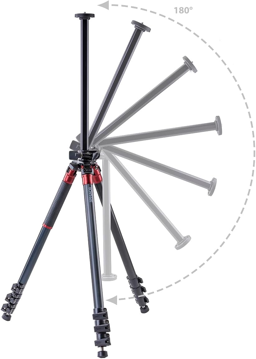 3Pod Orbit 4-Section Aluminum Tripod for Photo and Video Cameras, Bubble Level