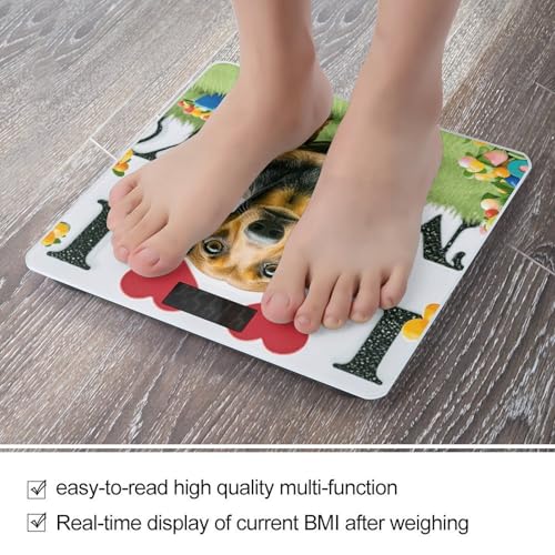 Báscula de baño digital con pantalla LCD y vidrio templado miniatura 5