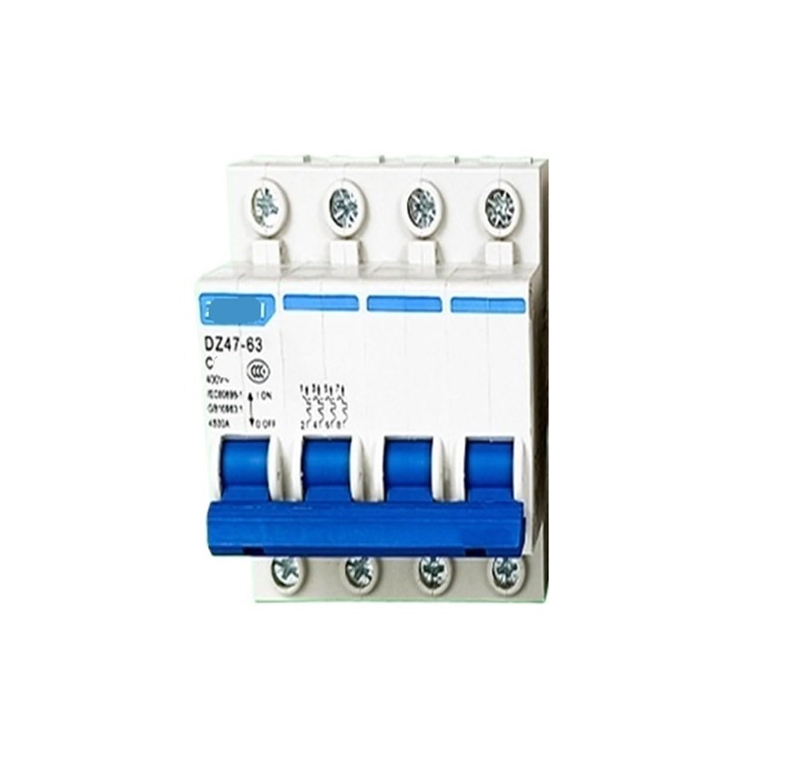 VSPPJYFG 4P air Switch DZ47-63 Small Circuit Breaker Circuit Breaker C45 Switch Switch(DZ47-63/4P-6A)