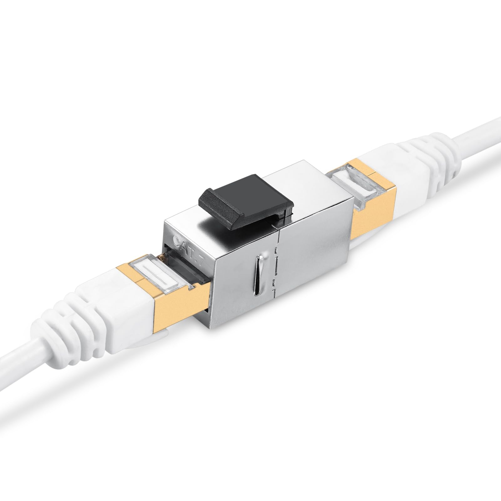 Lot de 2 coupleurs RJ45 RJ45 femelle vers femelle pour câble Cat7/Cat6a/Cat6/Cat5e
