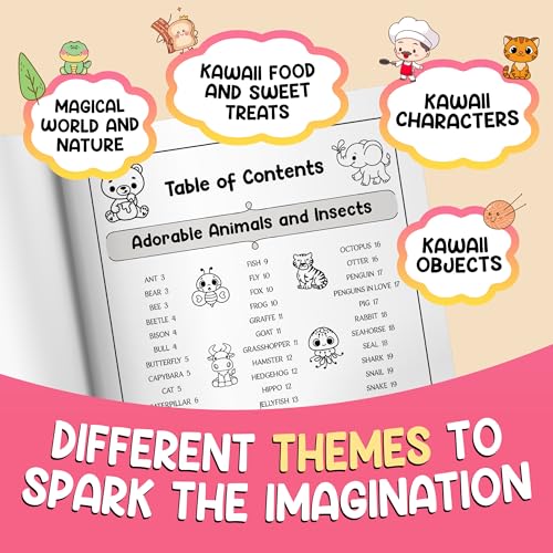 Image of How to Draw inchAlmost inch Everything Kawaii: 300 Cute Step-by-Step Drawings of Animals, Fantasy, Food, Characters, and Other Amazing Stuff! (How to Draw for Kids)
