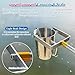 Telescopic Water Sampler,Stainless Steel Rod Pendulum Beaker Sampler Ladle,Ultra Light Rod Water Sampling Pole Sampler Rod, for Environmental (Size:0.6m-1.5m/1.97ft-4.9ft,Color:Stainless steel 1000ml)