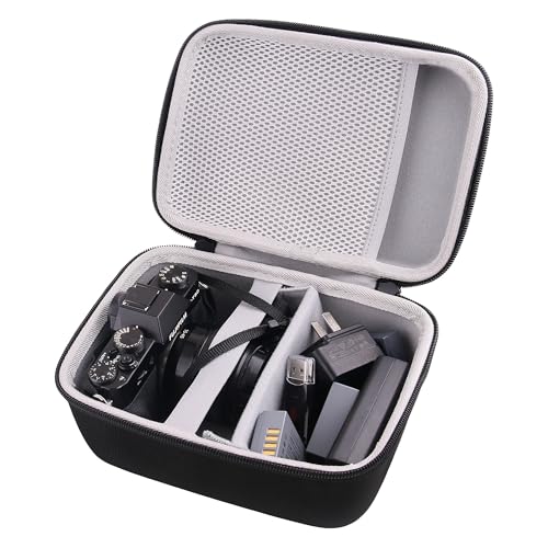 JINMEI Hard EVA Carrying Case Compatible with Compatible with Fujifilm X-T50,X-T5,X-T30 II, X-T30, X-T10, X-T20 Mirrorless Digital Camera Kit storage box(Fits 16-50mm / 18-55mm Lenses) by JINMEI - Image 6