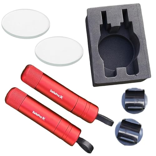 SafePro X Rettungswerkzeug (2er-Pack), lebensrettender Fensterbrecher und Gurtschneider, unverzichtbarer Auto-Sicherheitshammer zur Unfallvorsorge, kompaktes Notfall-Rettungswerkzeug