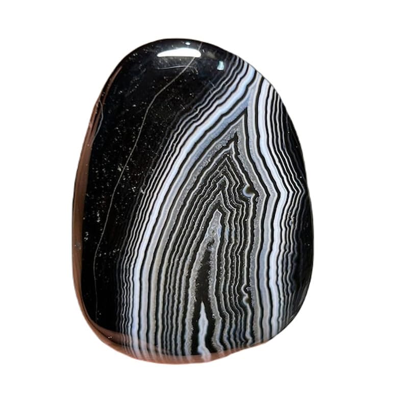 Agate noire naturelle pierre pour bague pendentif et collier cabochon bricolage bijoux