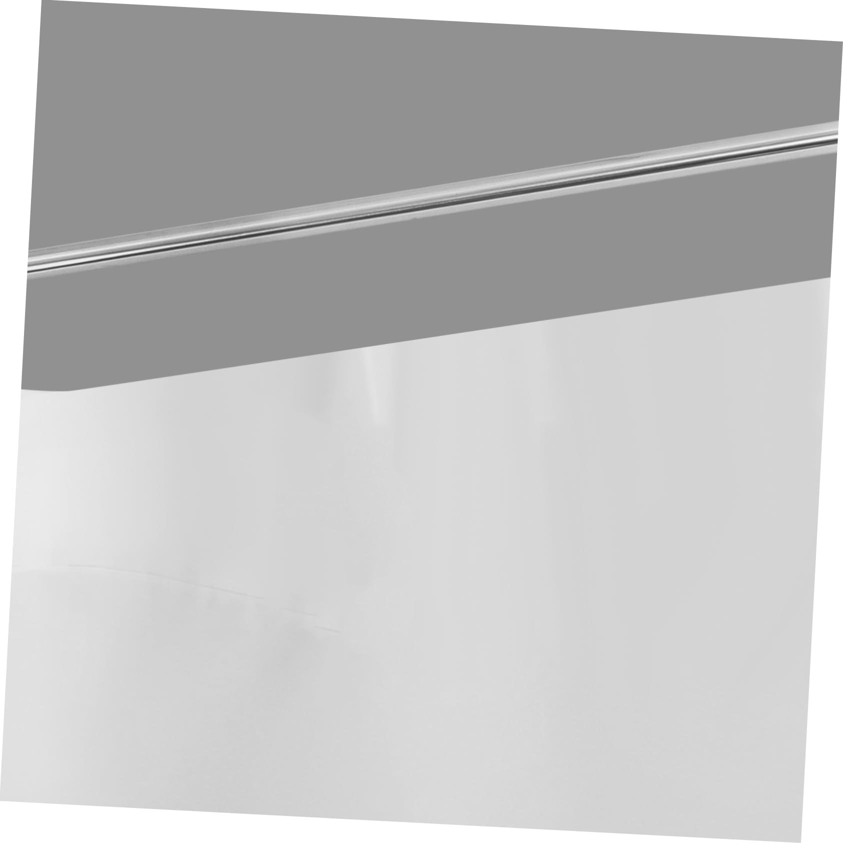 Tringle à Rideau de Bain Télescopique Réglable en Acier Inoxydable | Perçage, Longueur 155 à 260cm, Argenté, pour Bain et Rangement Domestique