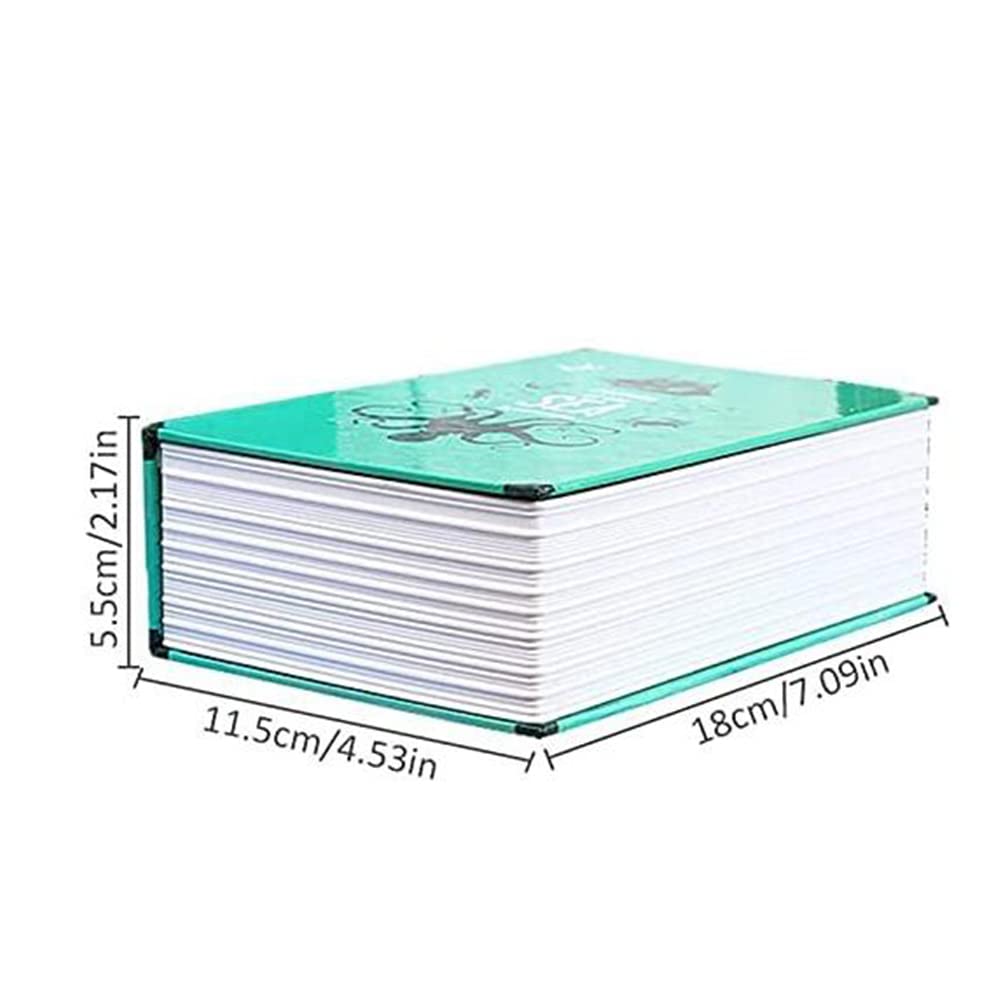 Caja de Almacenamiento Segura para Libros de Diccionario, Caja Fuerte Oculta con 3 Cerraduras de CombinacióN Digital, Caja Secreta Segura Antirrobo, (Rosa)