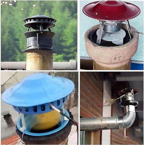 Ventilateur extraction de cheminée électrique 80W poêle domestique - 5