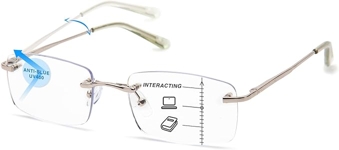 Occhiali Da Lettura Progressivi Multifocali Occhiali Da Presbiopia - Foto 5