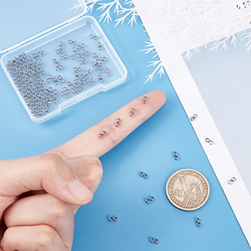 Perles d'espacement en acier inoxydable durable pour la création de bijoux - 7