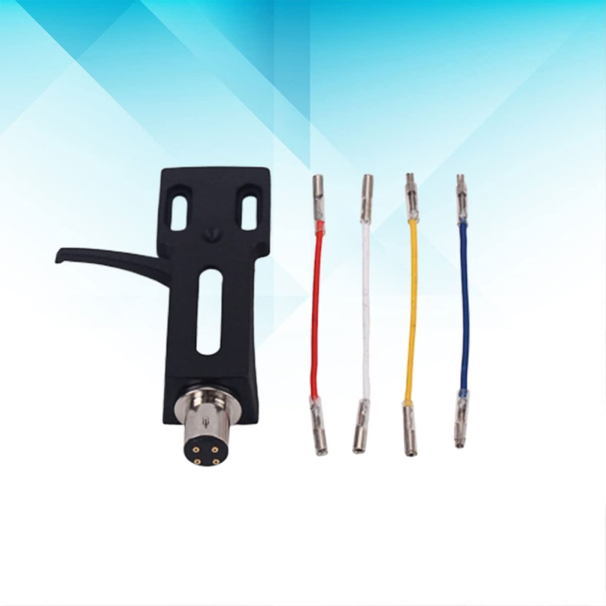 BESTonZON 3 Sztuk Drut Rysika Samochodowy Kosz Na Śmieci Czarny Atrament Haedshell Headshell Gramofon Dyfuzor Samochodowy Pusty Gramofon Headshell Do Montażu Na Rysik Gramofon Headshell