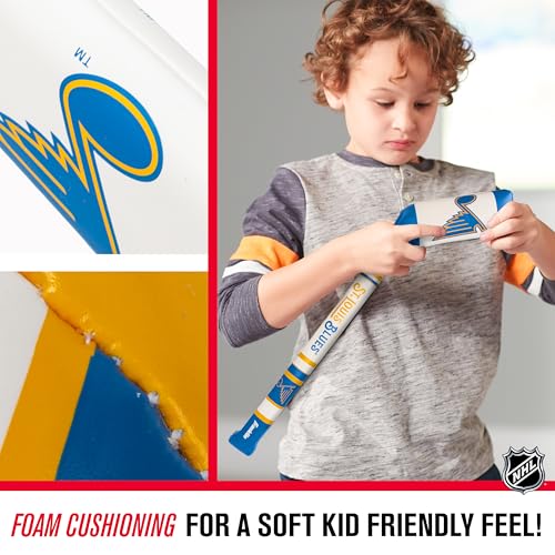 Image of Franklin Sports NHL Team Mini Soft Hockey Stick Set - NHL Team Soft Foam Mini Hockey Stick and Ball - Great Toy for Kids