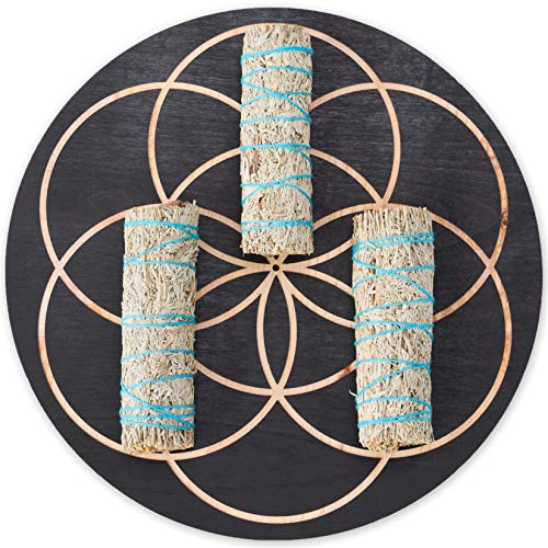 JL Local 6 Blue Sage Bundles 4 Inch | Sage Smudge Sticks for Smoke Cleansing, Smudging & Home Cleansing | Sage Smudge Kit