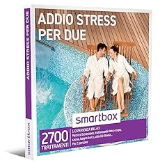 Idea Regalo - Smartbox - Cofanetto Regalo per Uomo o Donna - Addio Stress per Due - Idee Regalo Originale - 1 Esperienza Relax per 2 Persone