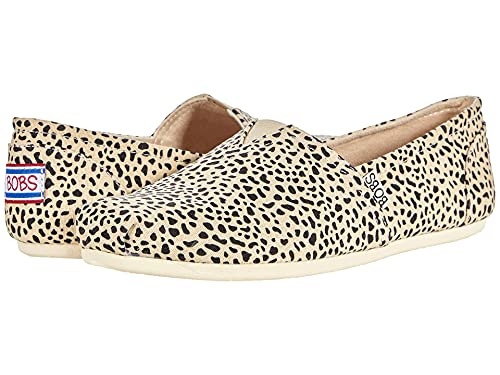 Skechers Bobs Plush - Spotted Leopard Print Slip on