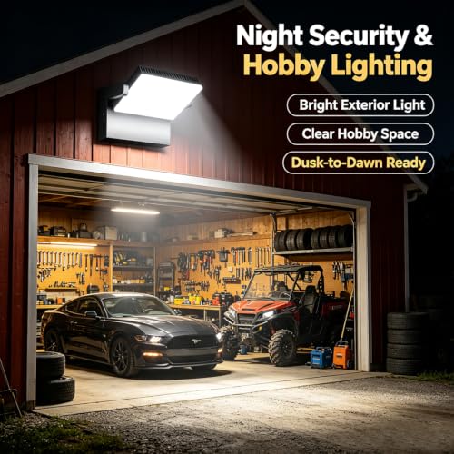 Image of ledmo 150W Outdoor LED Flood Light Switch Control Full 360 Rotation Exterior Wall Pack Lights 21000lm 5000k Modern Security Commercial Wall Mount Fixture for House Shop Barn Warehouse Building