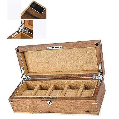 Caja shaker de madera personalizada relojes grandes soportes unisex