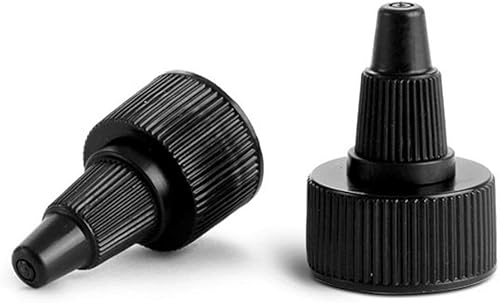 Miniatura 3 de Botellas redondas Cosmo de 4 onzas, de plástico PET, rellenables, vacías, sin BPA, con tapas superiores negras (paquete de 12) (blanco)