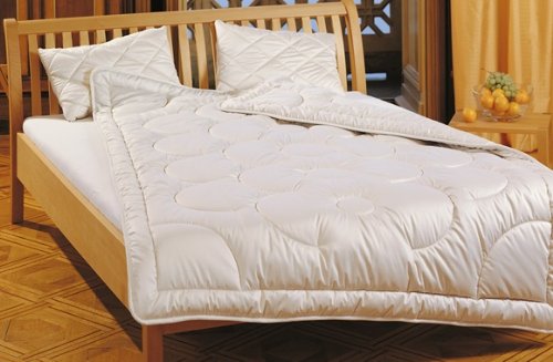 Prolana Cesena Couverture en Laine Vierge 4 Saisons Naturel 135 x 200 cm