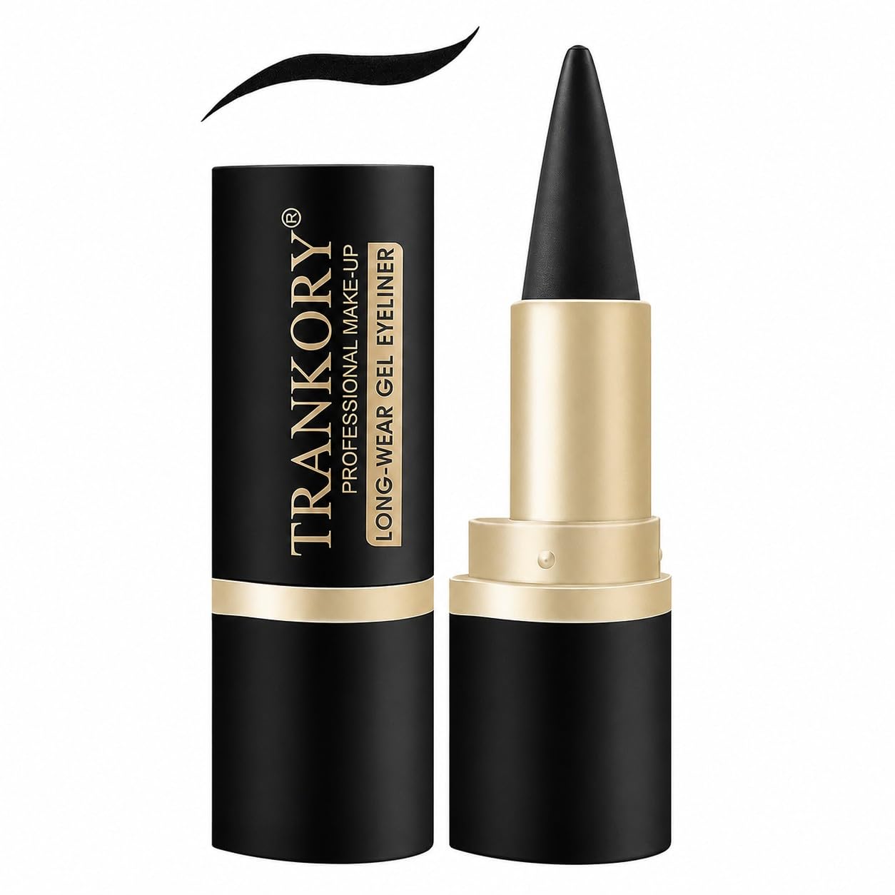 Black Gel Cream Pencil Eyeliner & kajal, Tool Smudge,Long-Wear, Waterproof Matte Quick Dry formula charm Black Eye-liner Pencil & pen Tatto Soft & Safe for Sensitive Eyes for women- pack of 1-image-39
