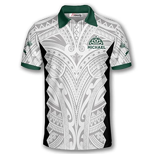 PRIMESTY Custom Darts Shirts for Men, Personalized Darts Jerseys for Men, 3D Darts Polo Shirts Size S-5XL2