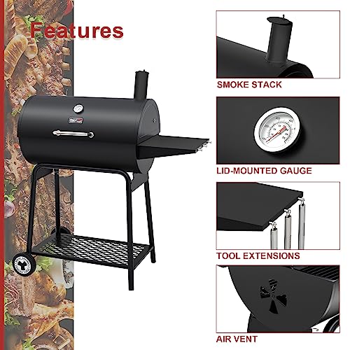 Royal Gourmet CC1830 30 Barrel Charcoal Grill thumb #4