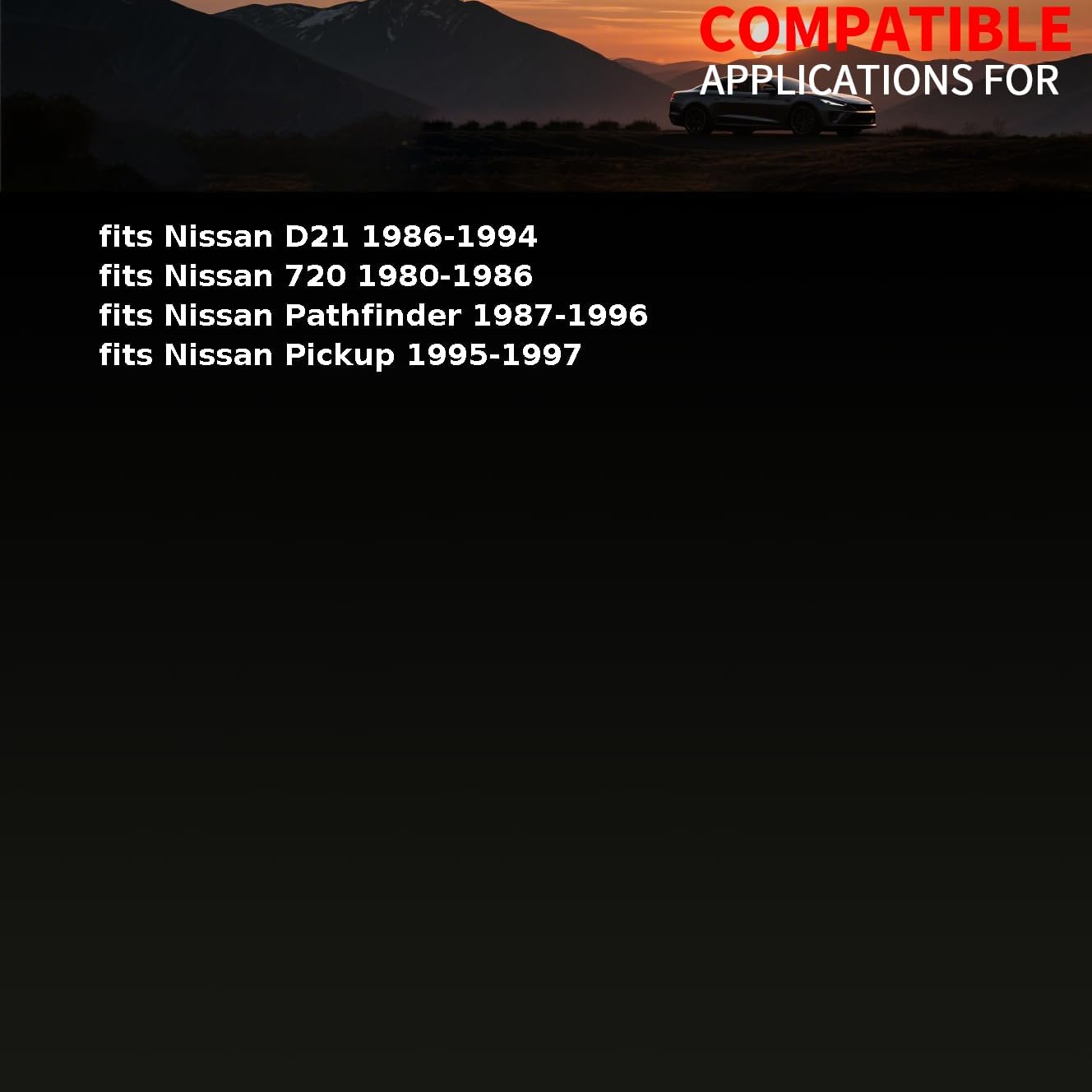 Suspension Strut Rod Bushing Kit Front fits Nissan Pathfinder,Pickup,720,D21 1980 1981 1982 1983 1984 1985 1986 1987 1988 1989 1990 1991 1992 1993 1994 1995 1996-1997 1 X