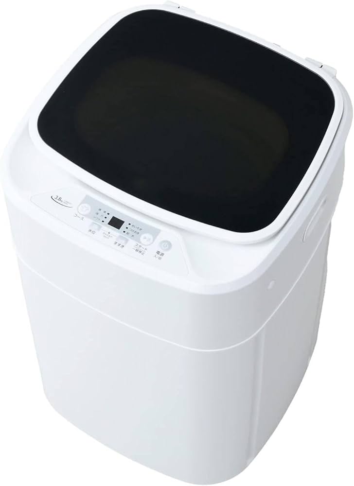 洗濯機 popo SHOP Amazon | 全自動洗濯機 3.8kg ホワイト ノンインバーター