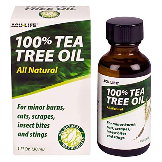 Acu-Life All Natural Tea Tree Oil, For Burns, Cuts, Scrapes, Insect Bites, Stings, Great for Aromatherapy, Relaxation, Skin Therapy, Clear, Made in the USA