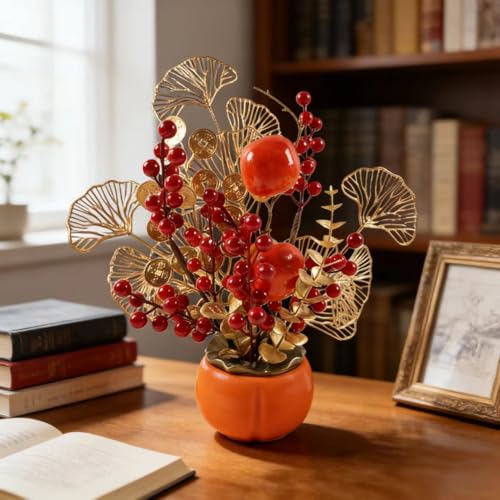 KYMY Persimmon Centerpiece 14.9 inch