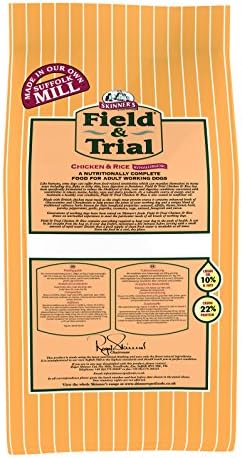 Skinner's Field & Trial Complete Dry Adult Working Dog Food Chicken and Rice, 2.5 kg