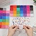 Ywmimn 28 Colors 3mm Seed Beads, 7200PCS Glass Seed Beads Kit for Jewelry Making, Craft and Bracelet Making