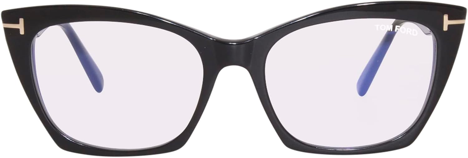 Tom Ford FT 5709-B BLUE BLOCK Shiny Black 54/17/140 women Eyewear Frame - Image 2