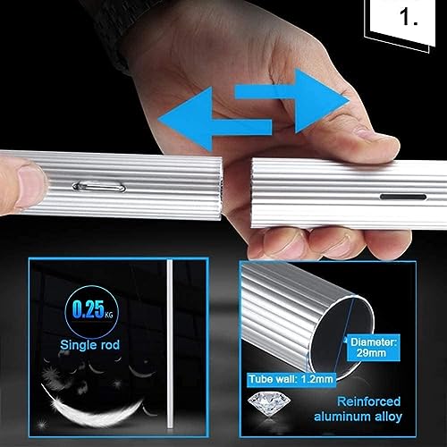Pértiga para limpieza de ventanas y mantenimiento de paneles solares con manguera de 12m 3