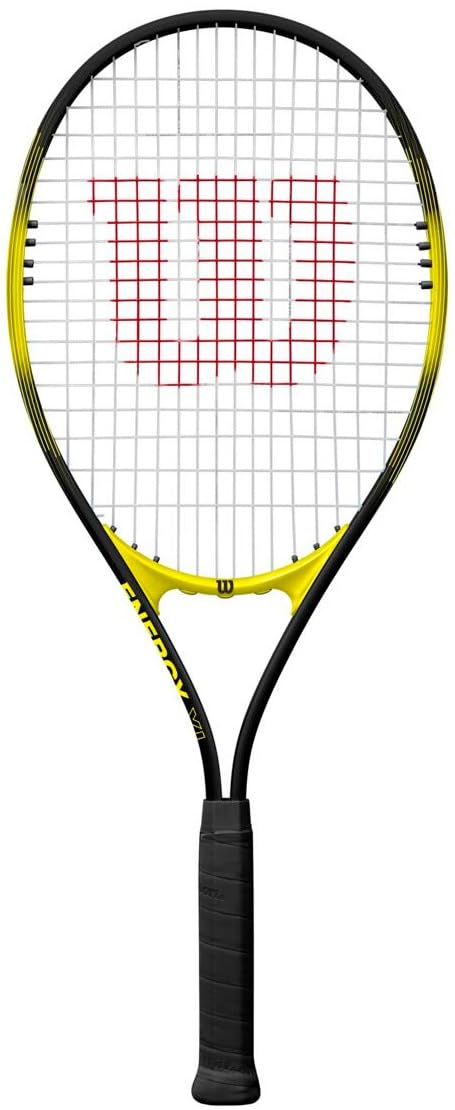 Wilson Energy XL Tennis Racquet Bundled with a Wilson Advantage 2.5 Tennis Bag – Optional Accessories