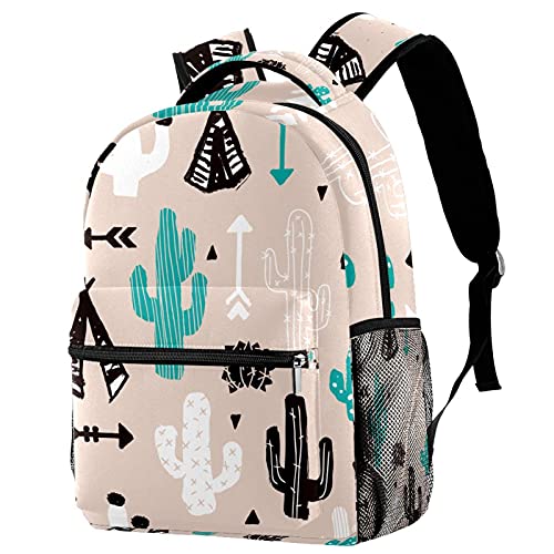 Sac à dos cactus pour fille et garçon avec porte-bouteille idéal pour le voyage