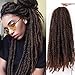 AISI BEAUTY Ombre Marley Hair for Twists Afro Kinky Marley Braiding Hair Extensions Synthetic Twist Crochet Braiding Hair Hair Extension 3 Packs 18 inches (T1B-30)