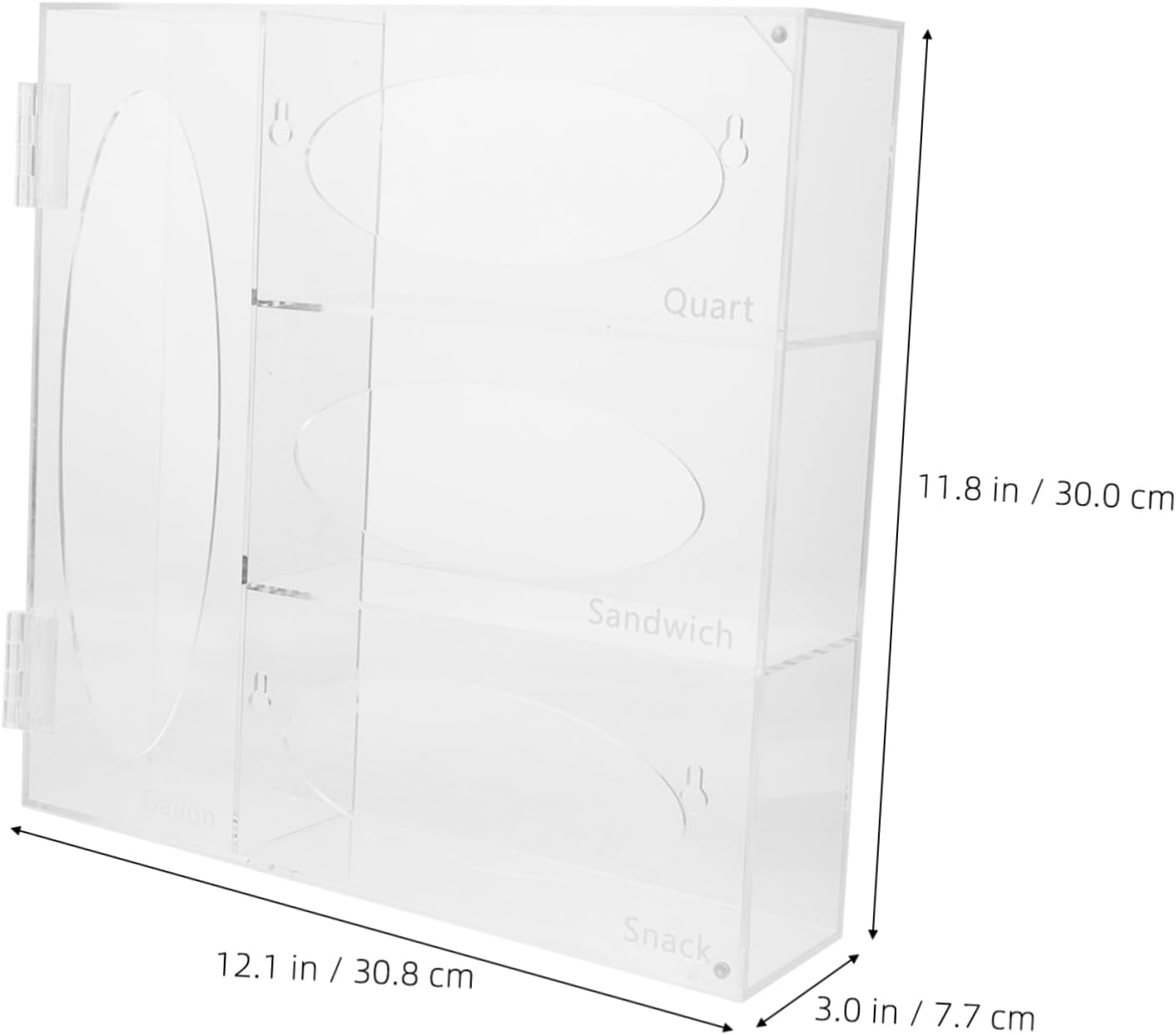 Uonlytech Wall-Mounted Gloves Dispenser and Mask Holder Portable Storage Organizer for Laboratory and Home Use Easy Access Glove Storage Box with Sleek Design and Sturdy Construction
