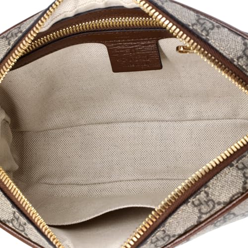 Gucci, Pre-Loved Fake/Not Zip Belt Bag Printed GG Coated Canvas, Brown