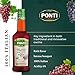 Ponti 100% Italian Red Wine Vinegar for Cooking - Organic Red Wine Vinegar with Balanced Acidity & Harmonious Bouquets – Ideal for Salads, Seafood and Dark Meats – USDA Certified, 16.9 fl oz